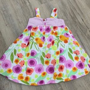 Jenny & Me Floral Strap Summer Toddler Girls Lined Dress